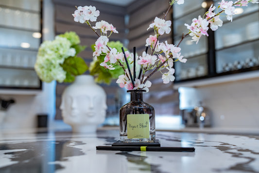 Pear Blossom & Peony Reed Diffuser - The project bloom product