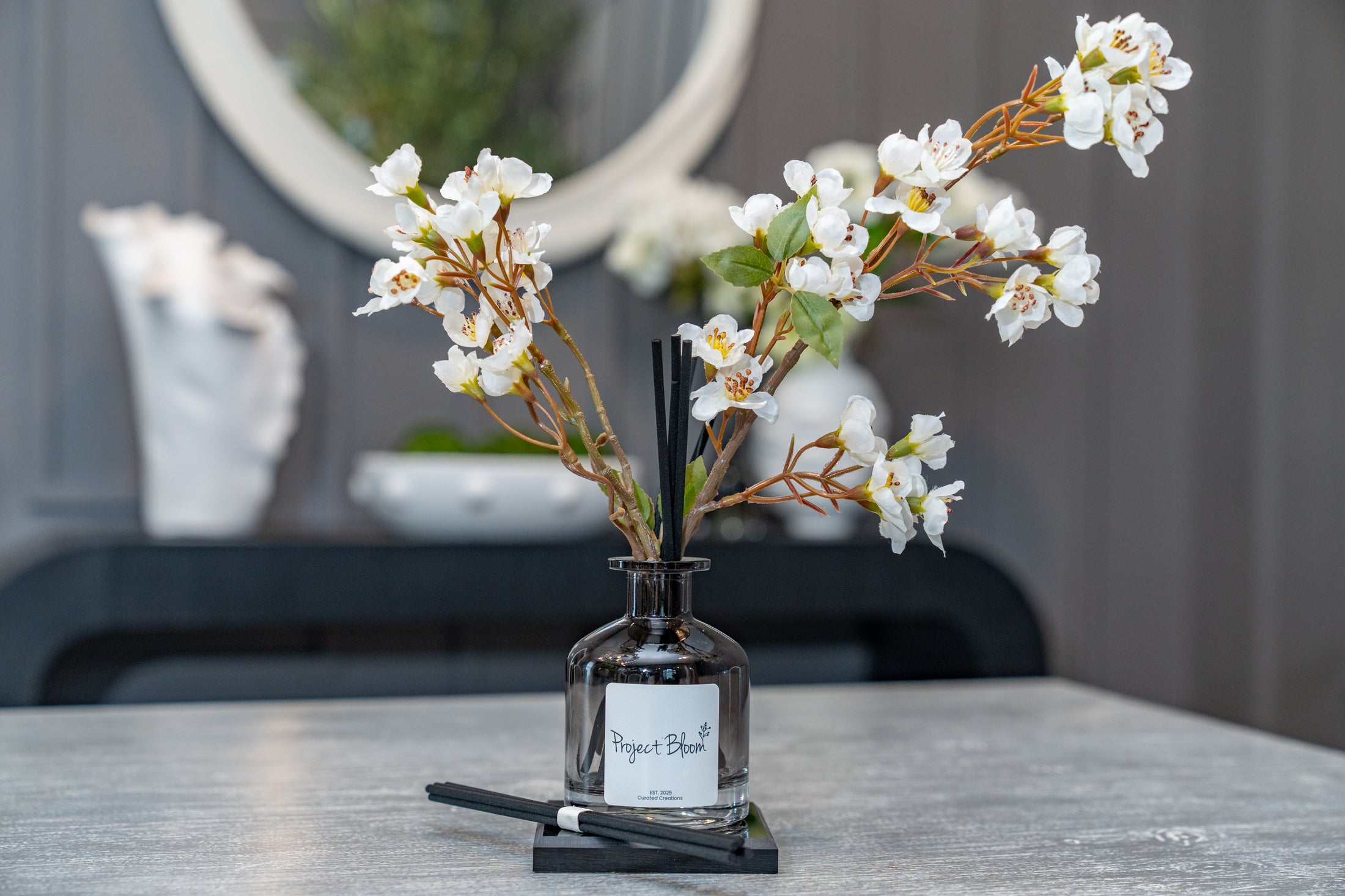 Veviter & White Jasmine The Project Bloom products - Reed Difussers